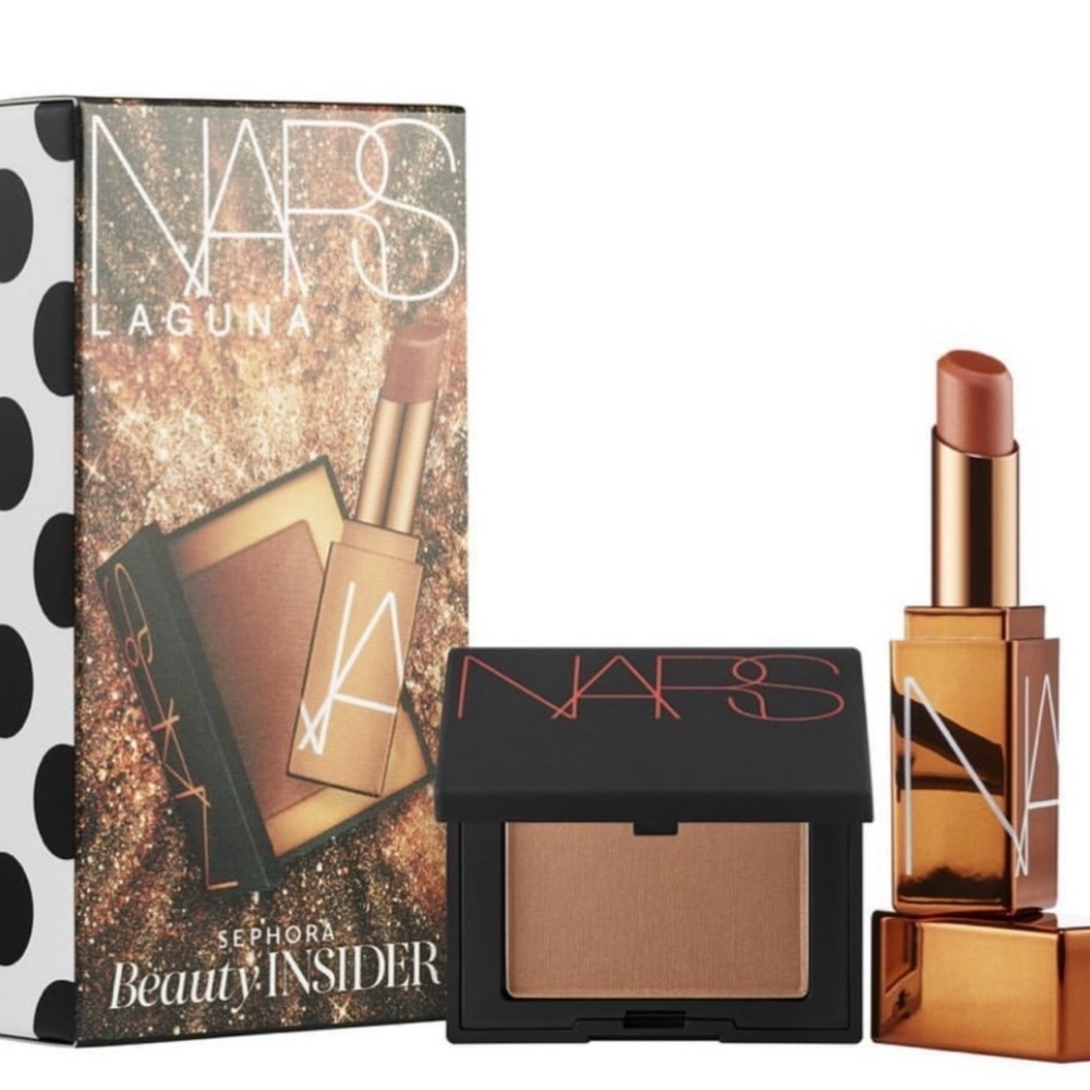 New In Box NARS Laguna Bronzer and Lip Balm Sephora Duo Travel Size Minis